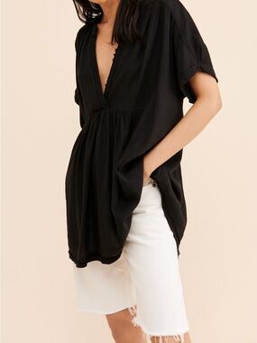 Black Free People “Get Away with Me Tunic” Size Small